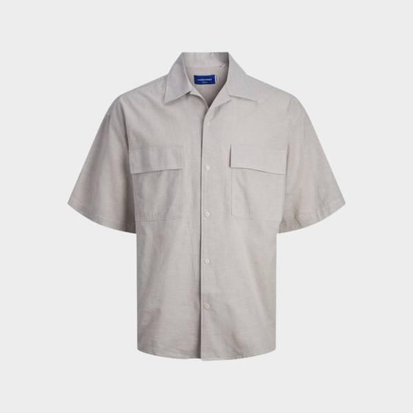 JACK & JONES SUMMER LINEN BLEND RESORT SHIRT