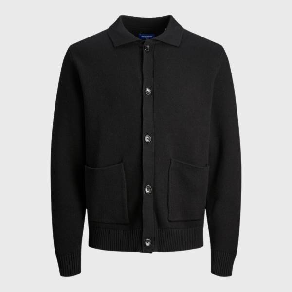 JACK AND JONES POLO CARDIGAN KNIT