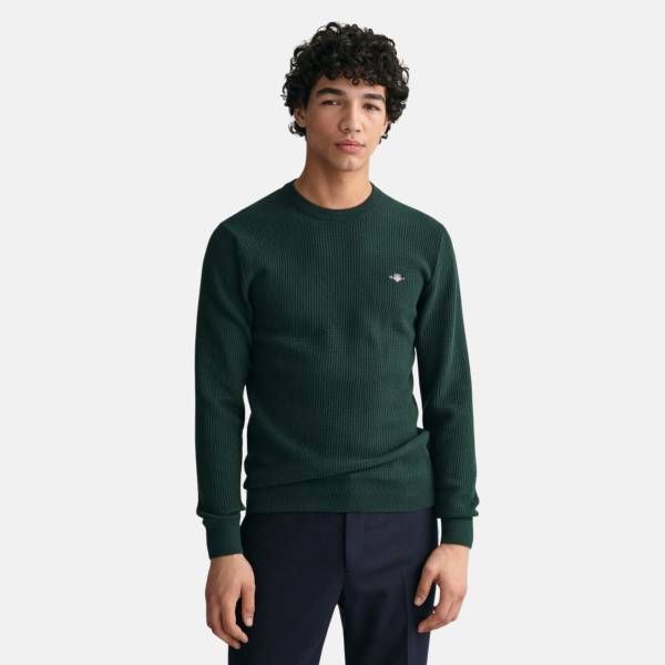 GANT MICRO COTTON TEXTURE C-NECK