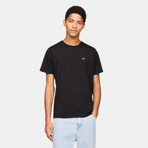 TOMMY JEANS MENS SLIM JERSEY CREW NECK