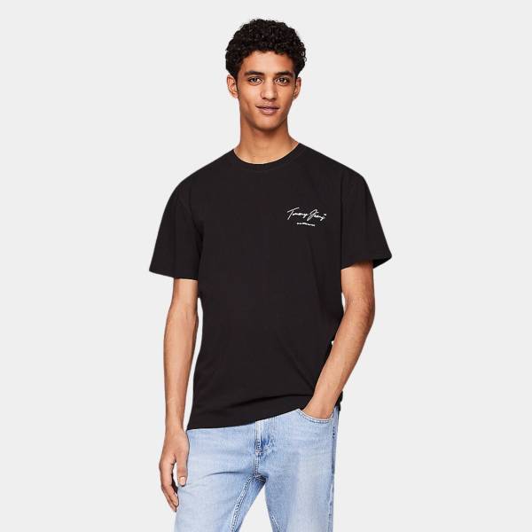 TOMMY JEANS MENS REGULAR  VINTAGE DNA TEE