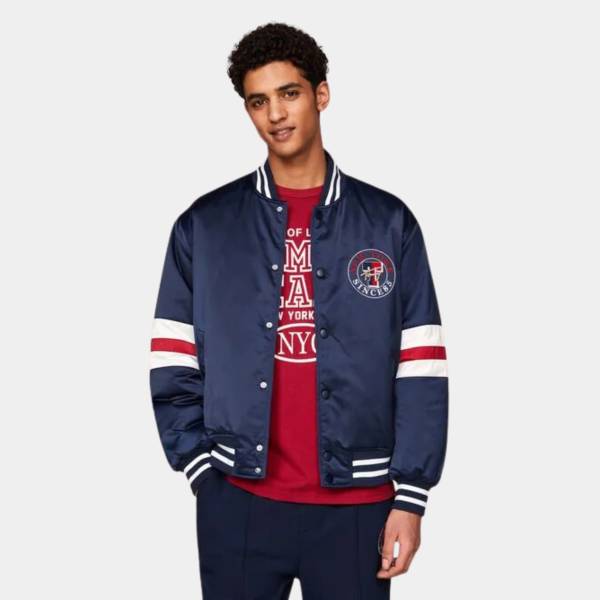 TOMMY JEANS MENS VARSITY EXPLORER JACKET