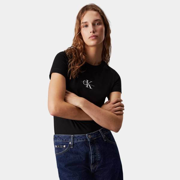 CALVIN KLEIN JEANS MONOLOGO SLIM TEE