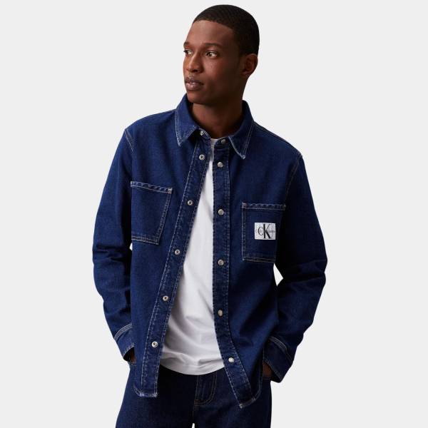 CALVIN KLEIN JEANS SLIM DENIM SHIRT