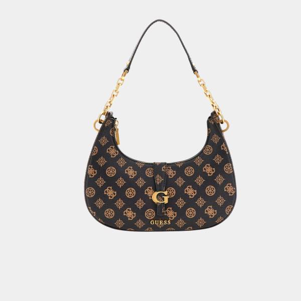 GUESS KUBA TOP ZIP SHOULDER BAG