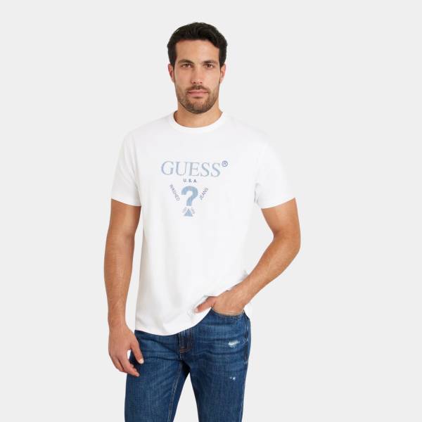 GUESS  TREATED TRIANG TEE