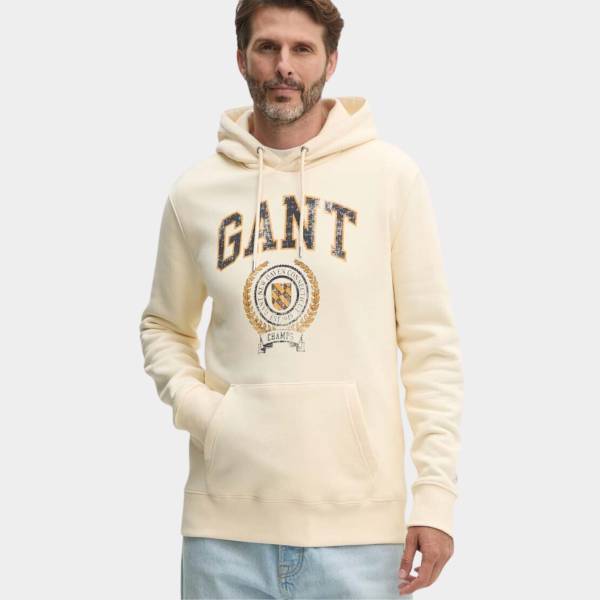 GANT FRONT GRAPHIC SWEAT HOODIE