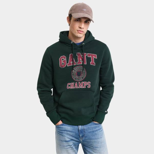 GANT FRONT GRAPHIC SWEAT HOODIE