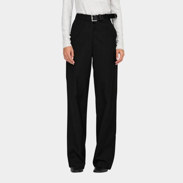 ONLY FRANKIE HIGH WEIST STAIGHT BELT PANTS