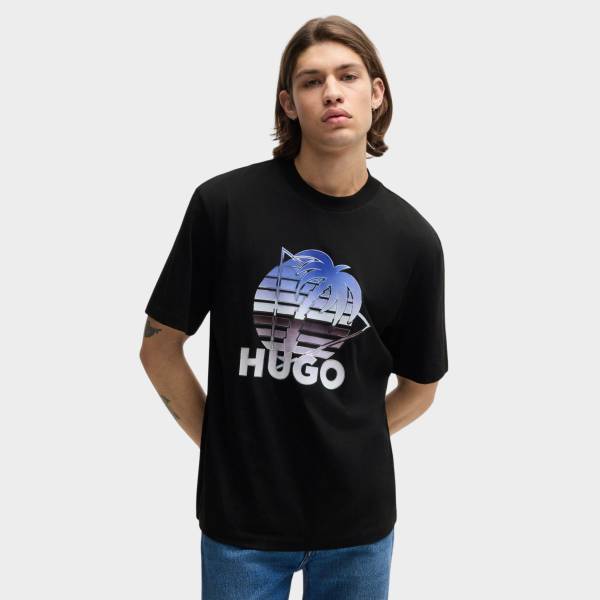 HUGO BLUE NEROE JERSEY TEE