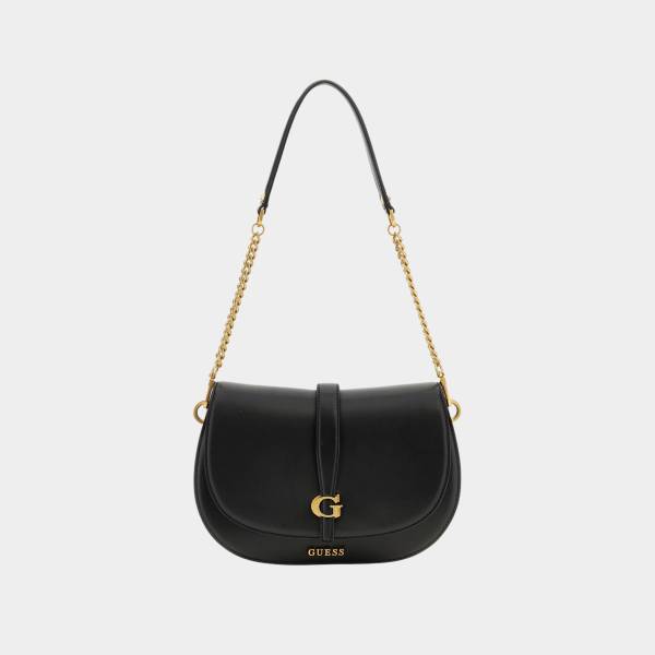 GUESS KUBA TRI CMPT FLAP SHLDR BAG