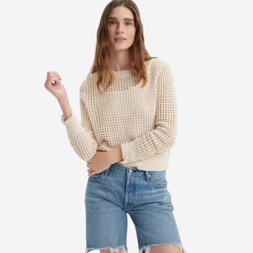 LEVIS SUPERBLOOM CROCHET KNITES