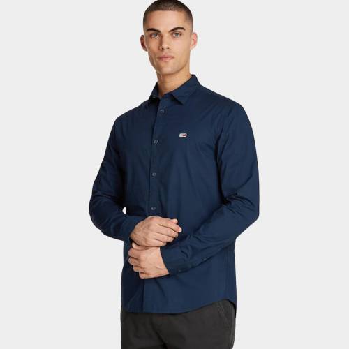 TOMMY JEANS MENS REGULAR ENTRY POPLIN SHIRT