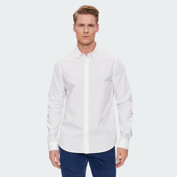 CALVIN KLEIN JEANS SLIM STRETCH SHIRT