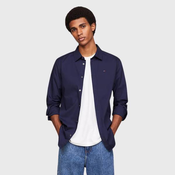 TOMMY JEANS ORIGINAL STRETCH SHIRT