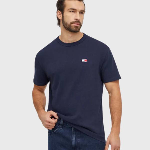 TOMMY JEANS MENS REGULAR  BADGE TEE