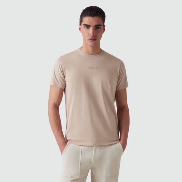GUESS EMBROIDERED PIMA CREW