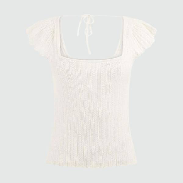 GUESS SN POINTELLE LAUREL TOP