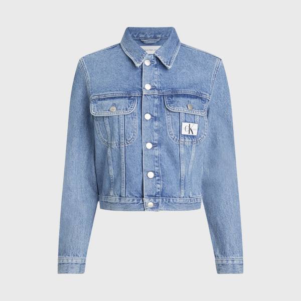 CALVIN CROPPED 90S DENIM JACKET