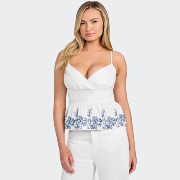 GUESS BLANCHE PLACE EMBRO TOP