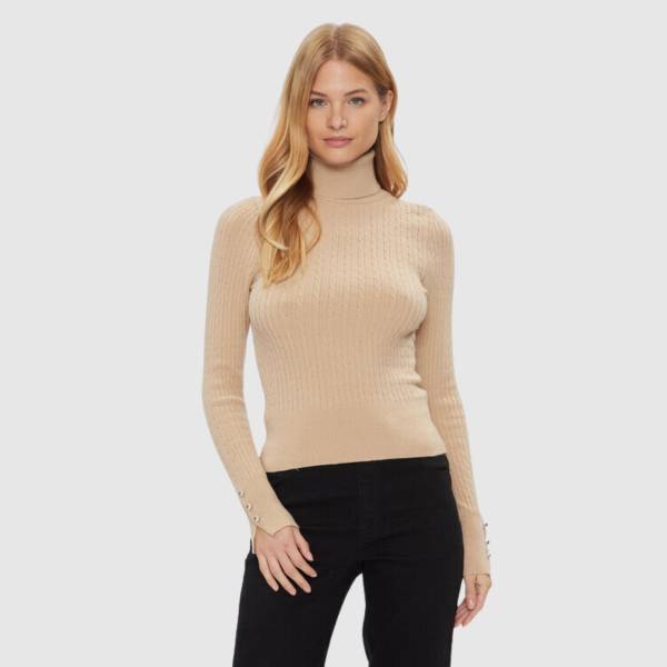 ONLY LORELAI LS CABLE ROLLNECK KNIT