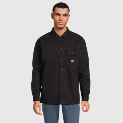 TOMMY ESSENTIAL SOLID OVERSHIRT
