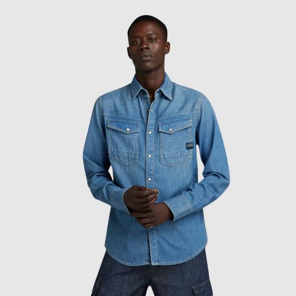 G-STAR SLIM DENIM SHIRT