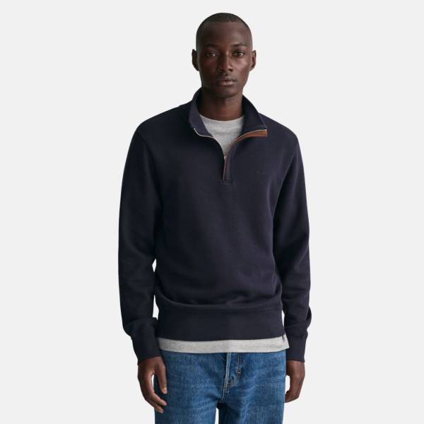 GANT SACKER RIB HALF ZIP