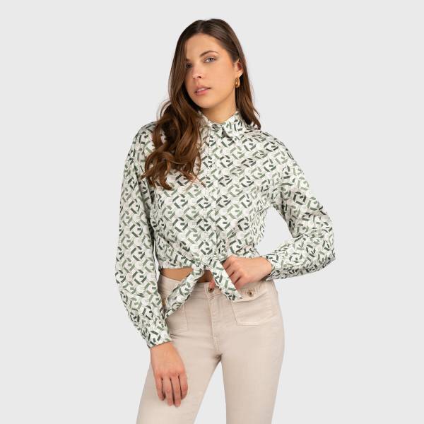 GUESS DEA BOWED SHIRT