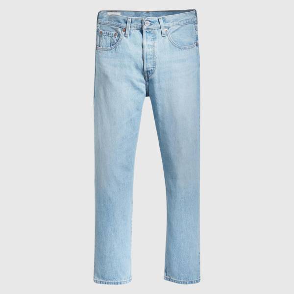 LEVI'S 501® CROP LIGHT INDIGO - WORN IN