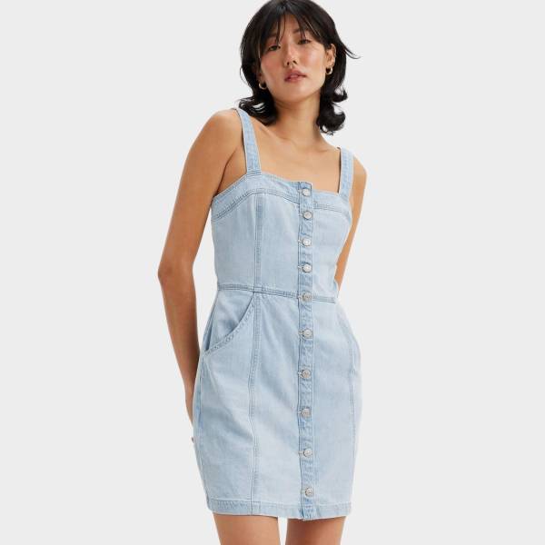 LEVI'S DREA DRESS LIGHT INDIGO - WORN IN